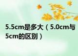 5.5cm是多大（5.0cm與5cm的區(qū)別）