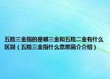 五險(xiǎn)三金指的是哪三金和五險(xiǎn)二金有什么區(qū)別（五險(xiǎn)三金指什么意思簡(jiǎn)介介紹）