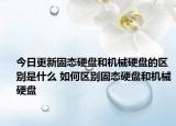 今日更新固態(tài)硬盤和機械硬盤的區(qū)別是什么 如何區(qū)別固態(tài)硬盤和機械硬盤