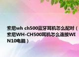 索尼wh ch500藍(lán)牙耳機(jī)怎么配對(duì)（索尼WH-CH500耳機(jī)怎么連接WIN10電腦）