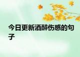 今日更新酒醉傷感的句子