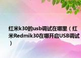 紅米k30的usb調(diào)試在哪里（紅米R(shí)edmik30在哪開(kāi)啟USB調(diào)試）