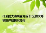 什么的大海填空介紹 什么的大海填空詳細情況如何