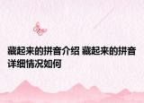 藏起來(lái)的拼音介紹 藏起來(lái)的拼音詳細(xì)情況如何
