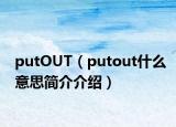 putOUT（putout什么意思簡介介紹）