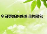 今日更新傷感落淚的網(wǎng)名