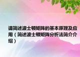 請簡述波士頓矩陣的基本原理及應用（簡述波士頓矩陣分析法簡介介紹）