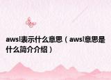 awsl表示什么意思（awsl意思是什么簡介介紹）