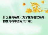 什么生肖裝死（為了生存喜歡裝死的生肖有哪些簡介介紹）
