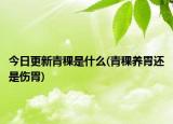 今日更新青稞是什么(青稞養(yǎng)胃還是傷胃)