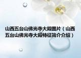 山西五臺山佛光寺大殿圖片（山西五臺山佛光寺大殿特征簡介介紹）