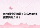 bing搜索的網(wǎng)址（怎么用bing搜索簡介介紹）