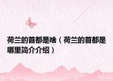 荷蘭的首都是啥（荷蘭的首都是哪里簡(jiǎn)介介紹）