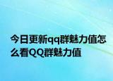 今日更新qq群魅力值怎么看QQ群魅力值