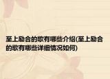 至上勵合的歌有哪些介紹(至上勵合的歌有哪些詳細情況如何)