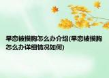 早戀被摸胸怎么辦介紹(早戀被摸胸怎么辦詳細(xì)情況如何)