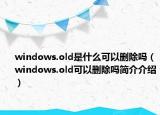 windows.old是什么可以刪除嗎（windows.old可以刪除嗎簡(jiǎn)介介紹）