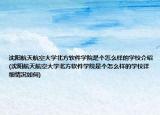 沈陽航天航空大學北方軟件學院是個怎么樣的學校介紹(沈陽航天航空大學北方軟件學院是個怎么樣的學校詳細情況如何)