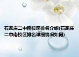 石家莊二中南校區(qū)排名介紹(石家莊二中南校區(qū)排名詳細情況如何)