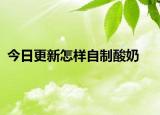 今日更新怎樣自制酸奶