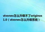 vivonex怎么升級不了originos1.0（vivonex怎么升級系統(tǒng)）