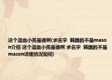 這個混血小孩是誰啊(求名字  韓國的不是mason介紹 這個混血小孩是誰啊 求名字  韓國的不是mason詳細(xì)情況如何)