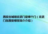 西安古城墻玄武門是哪個(gè)門（玄武門在西安哪里簡介介紹）