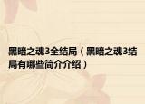 黑暗之魂3全結(jié)局（黑暗之魂3結(jié)局有哪些簡介介紹）