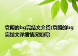 袁朗的bg完結(jié)文介紹(袁朗的bg完結(jié)文詳細(xì)情況如何)