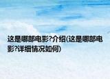 這是哪部電影?介紹(這是哪部電影?詳細(xì)情況如何)