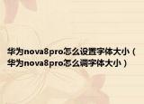 華為nova8pro怎么設(shè)置字體大小（華為nova8pro怎么調(diào)字體大?。? /></span></a>
                        <h2><a href=