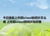 今日更新上傳到icloud的照片怎么看 上傳到icloud的照片如何看