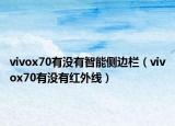 vivox70有沒有智能側(cè)邊欄（vivox70有沒有紅外線）