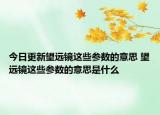 今日更新望遠(yuǎn)鏡這些參數(shù)的意思 望遠(yuǎn)鏡這些參數(shù)的意思是什么