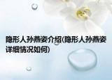 隱形人孫燕姿介紹(隱形人孫燕姿詳細情況如何)