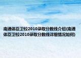 南通體臣衛(wèi)校2010錄取分數(shù)線介紹(南通體臣衛(wèi)校2010錄取分數(shù)線詳細情況如何)