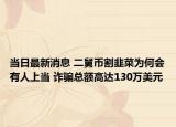 當(dāng)日最新消息 二舅幣割韭菜為何會(huì)有人上當(dāng) 詐騙總額高達(dá)130萬美元