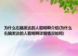 為什么右腦發(fā)達的人聰明啊介紹(為什么右腦發(fā)達的人聰明啊詳細情況如何)