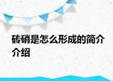 磚硝是怎么形成的簡介介紹