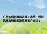 廣州如何到鳳凰古城（求從廣州到鳳凰古城自助游攻略簡介介紹）
