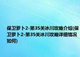 保衛(wèi)蘿卜2-第35關(guān)冰川攻略介紹(保衛(wèi)蘿卜2-第35關(guān)冰川攻略詳細(xì)情況如何)