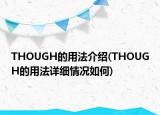 THOUGH的用法介紹(THOUGH的用法詳細(xì)情況如何)