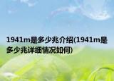 1941m是多少兆介紹(1941m是多少兆詳細(xì)情況如何)