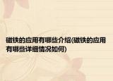 磁鐵的應用有哪些介紹(磁鐵的應用有哪些詳細情況如何)