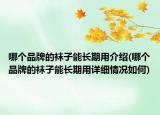 哪個品牌的襪子能長期用介紹(哪個品牌的襪子能長期用詳細(xì)情況如何)