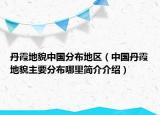 丹霞地貌中國(guó)分布地區(qū)（中國(guó)丹霞地貌主要分布哪里簡(jiǎn)介介紹）