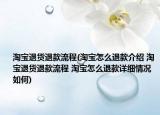 淘寶退貨退款流程(淘寶怎么退款介紹 淘寶退貨退款流程 淘寶怎么退款詳細(xì)情況如何)