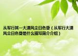 從軍行其一大漠風(fēng)塵日色昏（從軍行大漠風(fēng)塵日色昏是什么描寫簡介介紹）