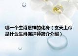 哪一個生肖是神的化身（玄天上帝是什么生肖保護神簡介介紹）