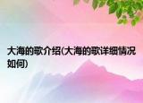 大海的歌介紹(大海的歌詳細(xì)情況如何)